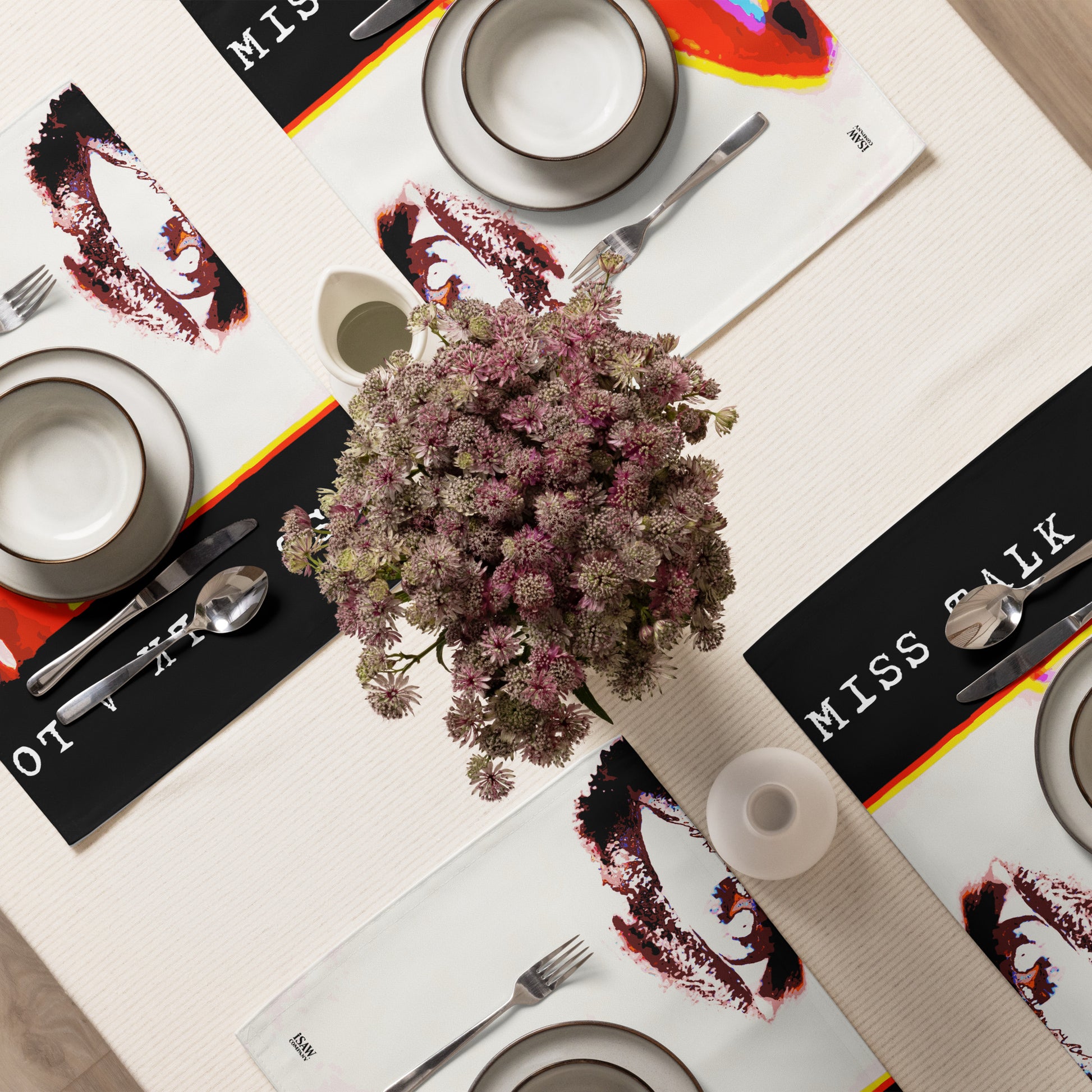 Miss Talk A Lot - Placemat Set - iSAW Company