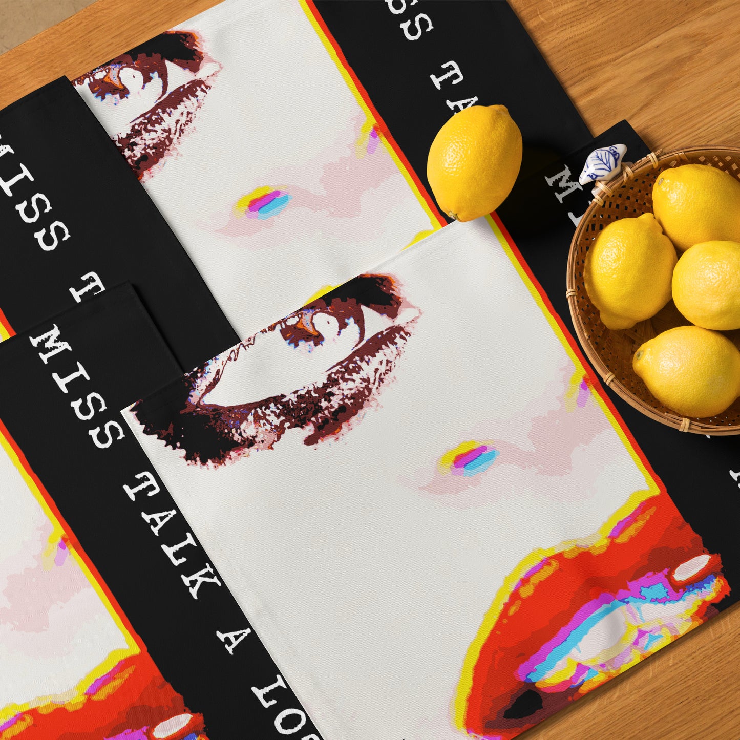 Miss Talk A Lot - Placemat Set - iSAW Company
