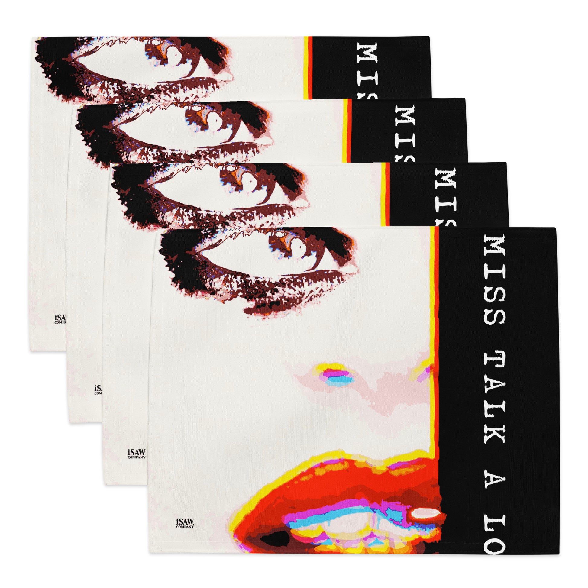 Miss Talk A Lot - Placemat Set - iSAW Company