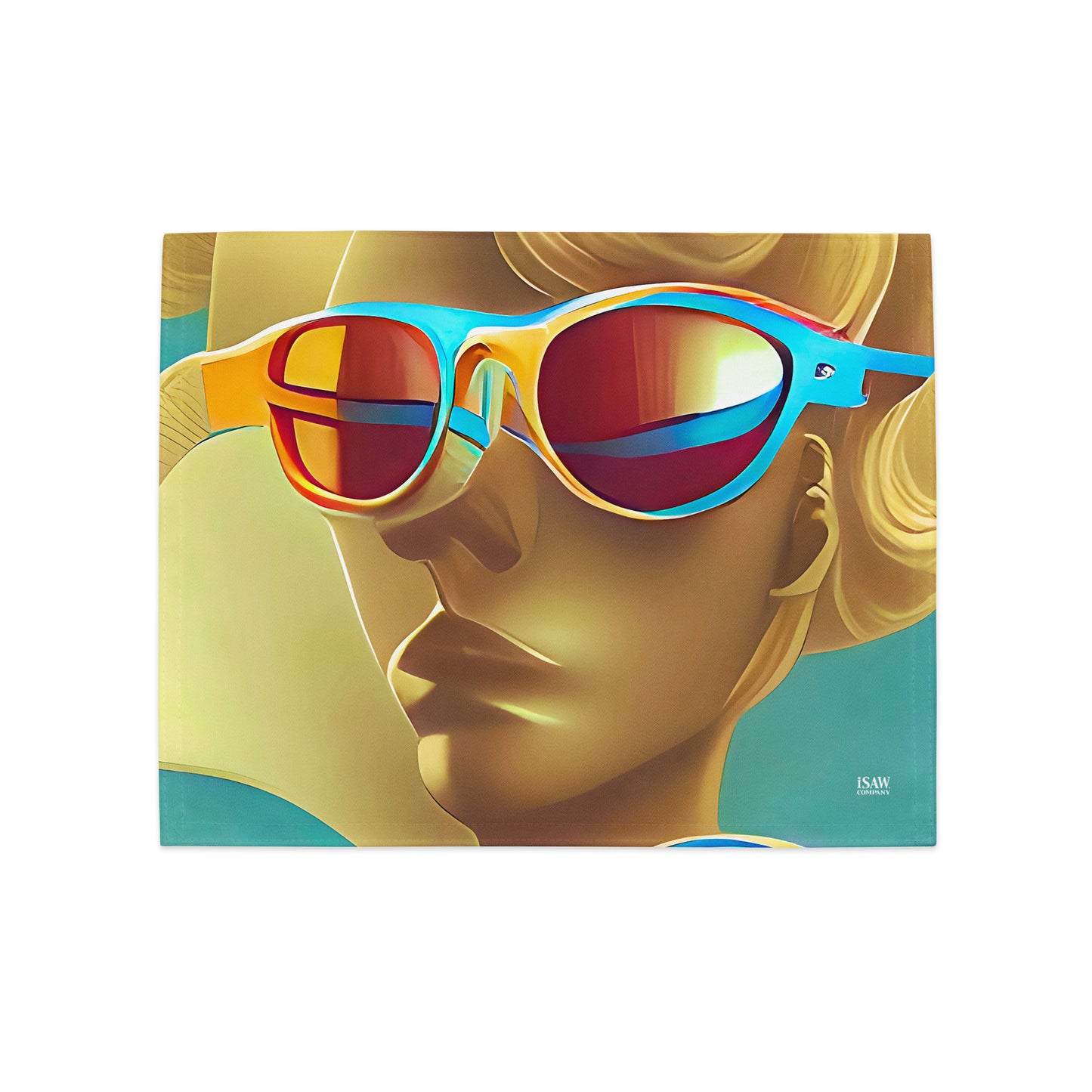 Retro Cool Blue - Placemat Set - iSAW Company