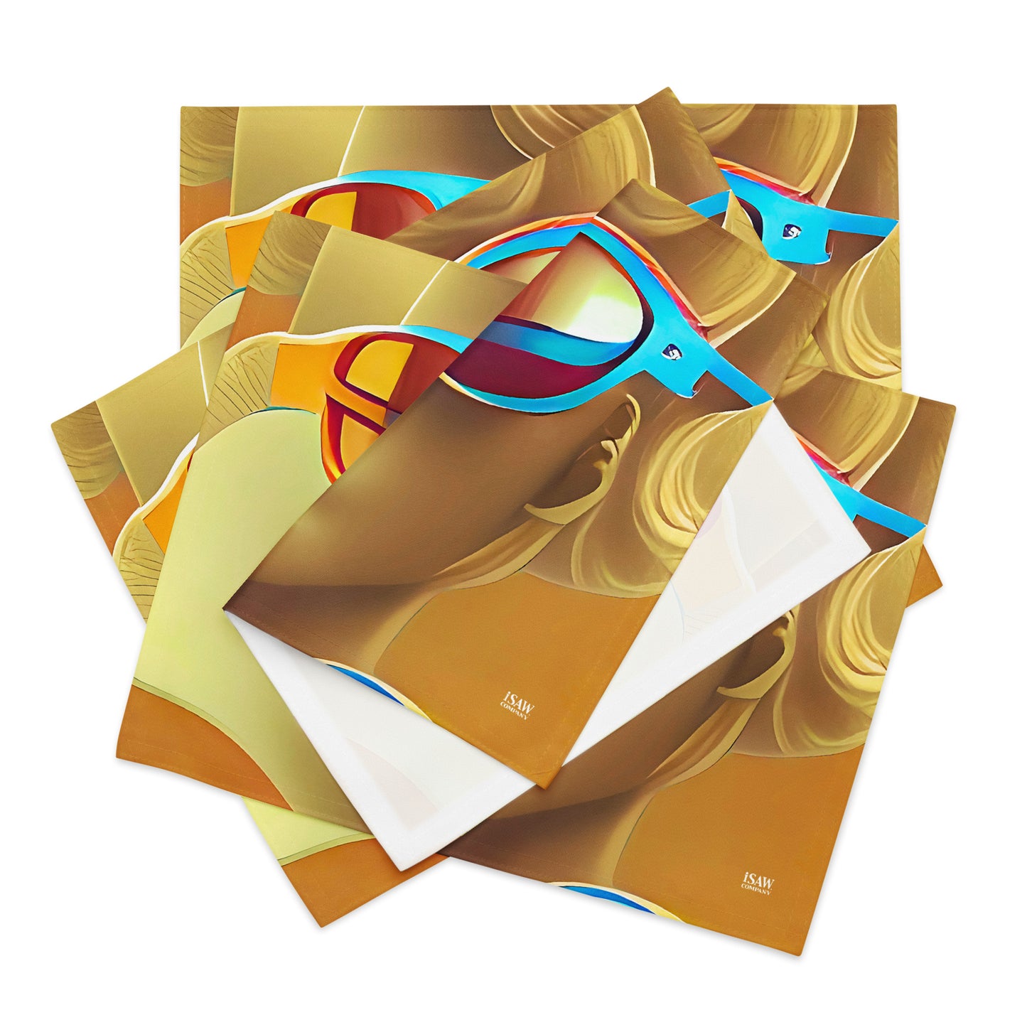 Retro Cool Orange - Placemat Set - iSAW Company