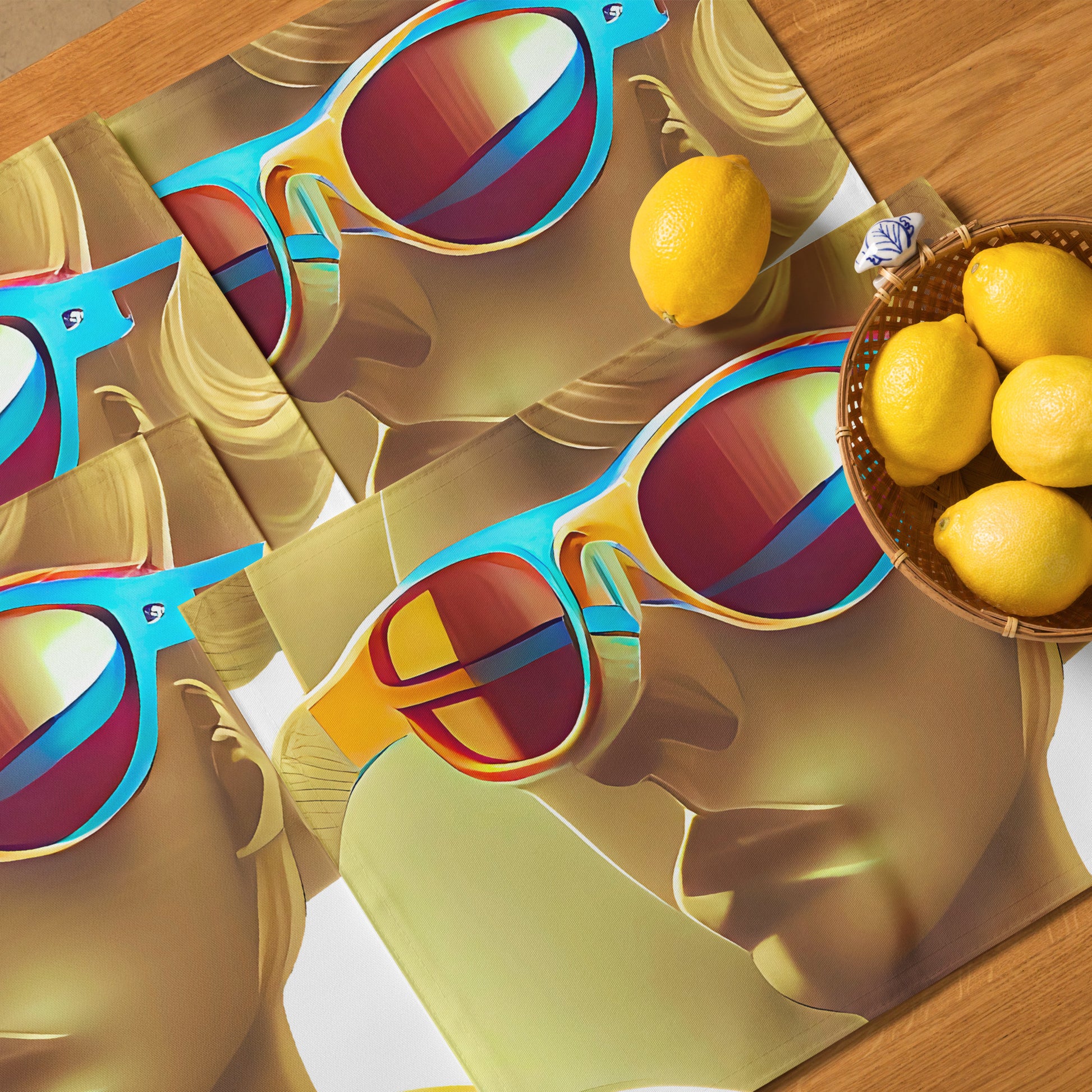 Retro Cool White - Placemat Set - iSAW Company