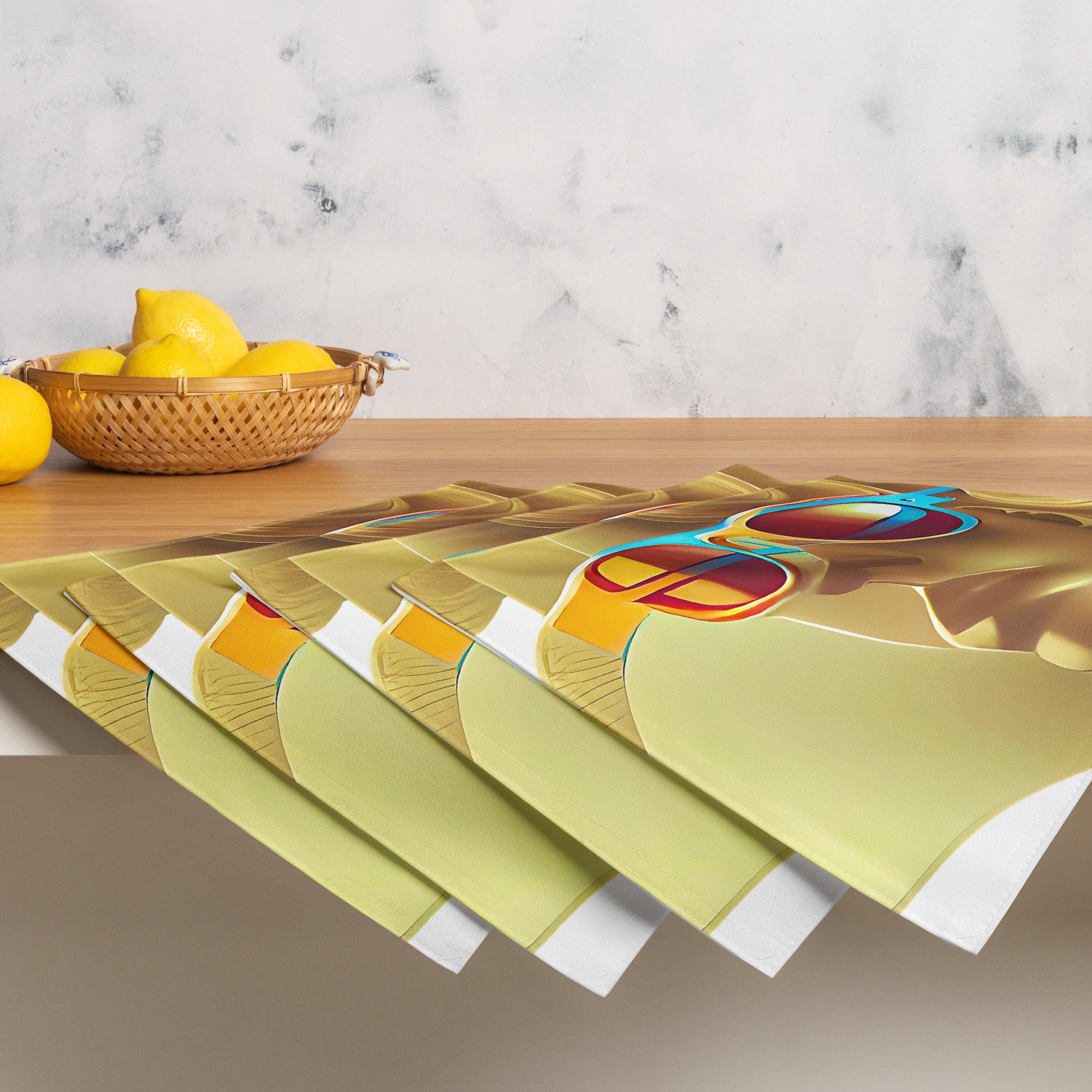 Retro Cool White - Placemat Set - iSAW Company