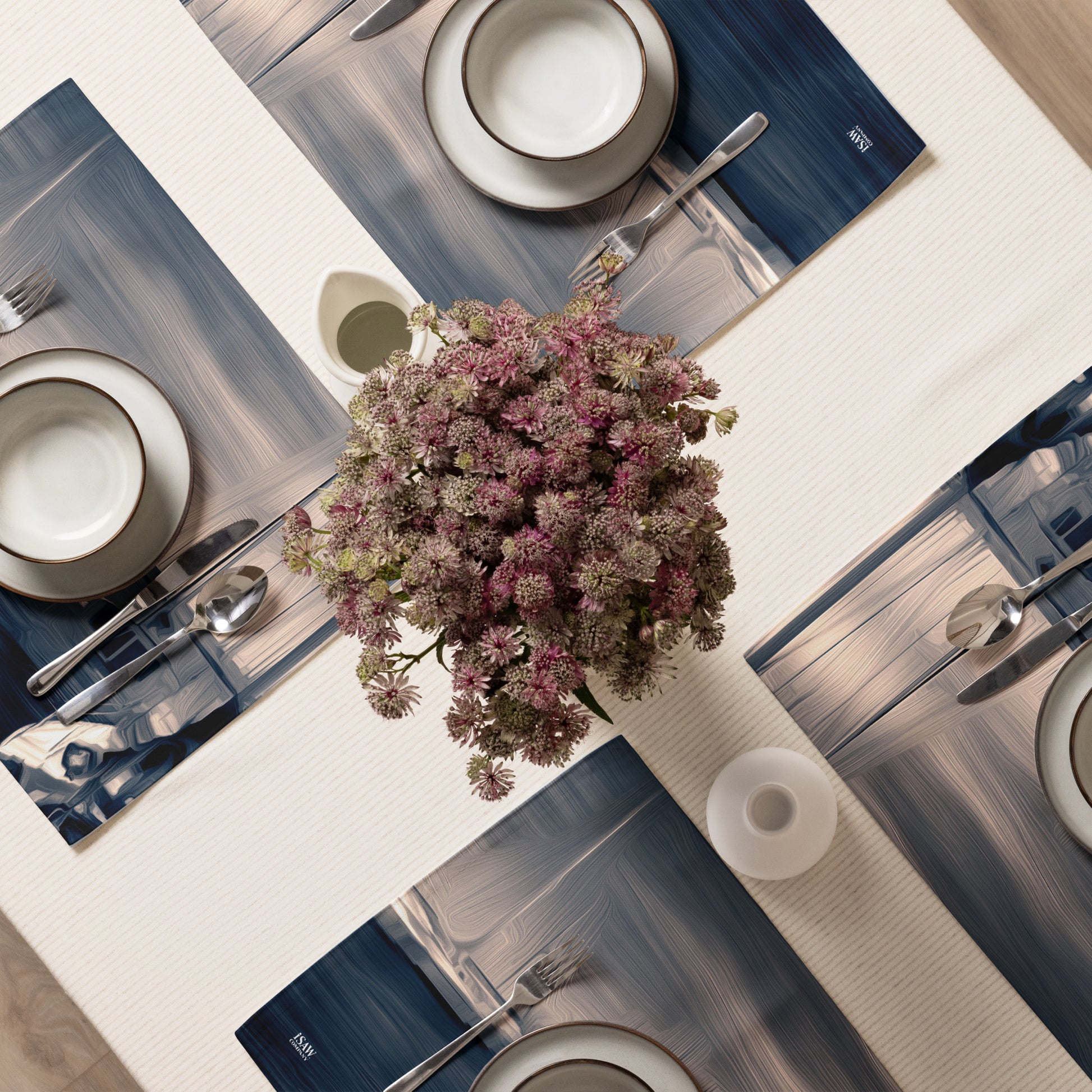 The Sleeping Yachts (at Sunrise) - Placemat Set - iSAW Company