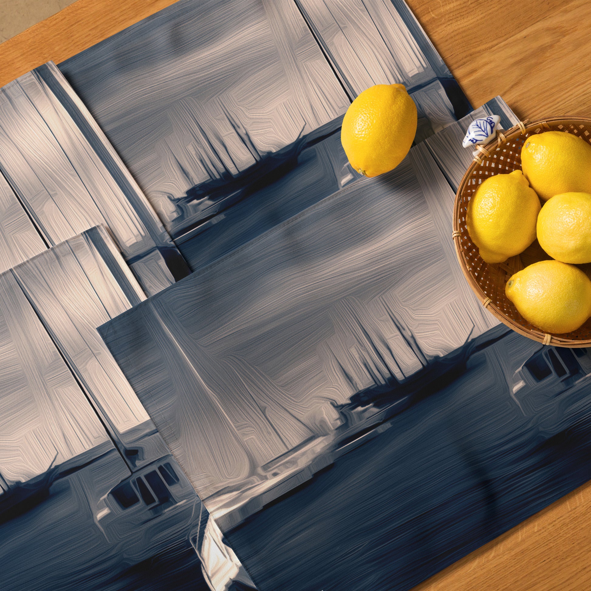 The Sleeping Yachts (at Sunrise) - Placemat Set - iSAW Company