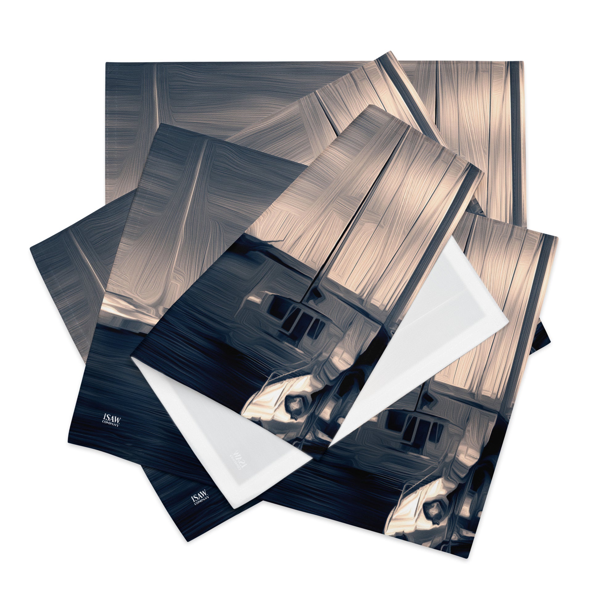 The Sleeping Yachts (at Sunrise) - Placemat Set - iSAW Company