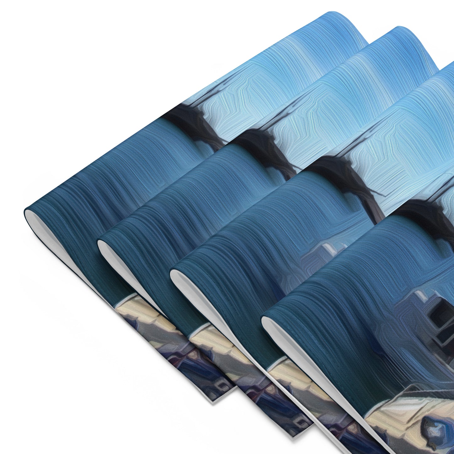 The Sleeping Yachts (at Morning) - Placemat Set - iSAW Company