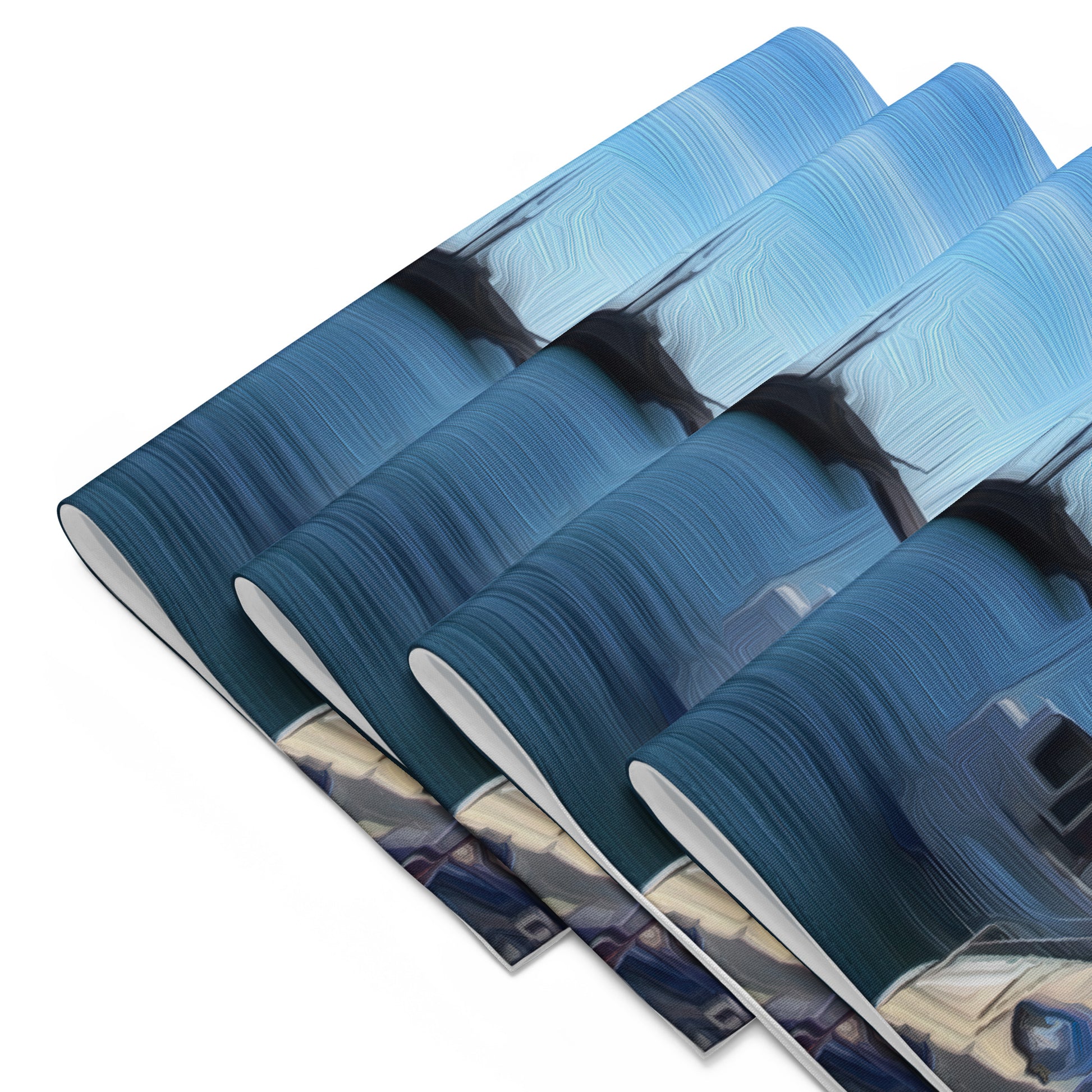 The Sleeping Yachts (at Morning) - Placemat Set - iSAW Company