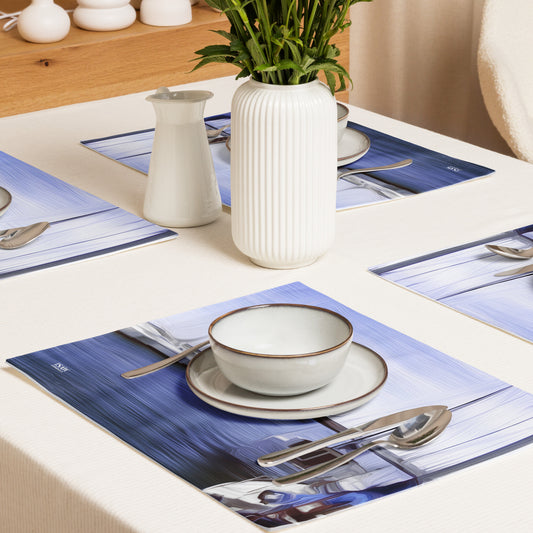 The Sleeping Yachts (at Afternoon) - Placemat Set - iSAW Company