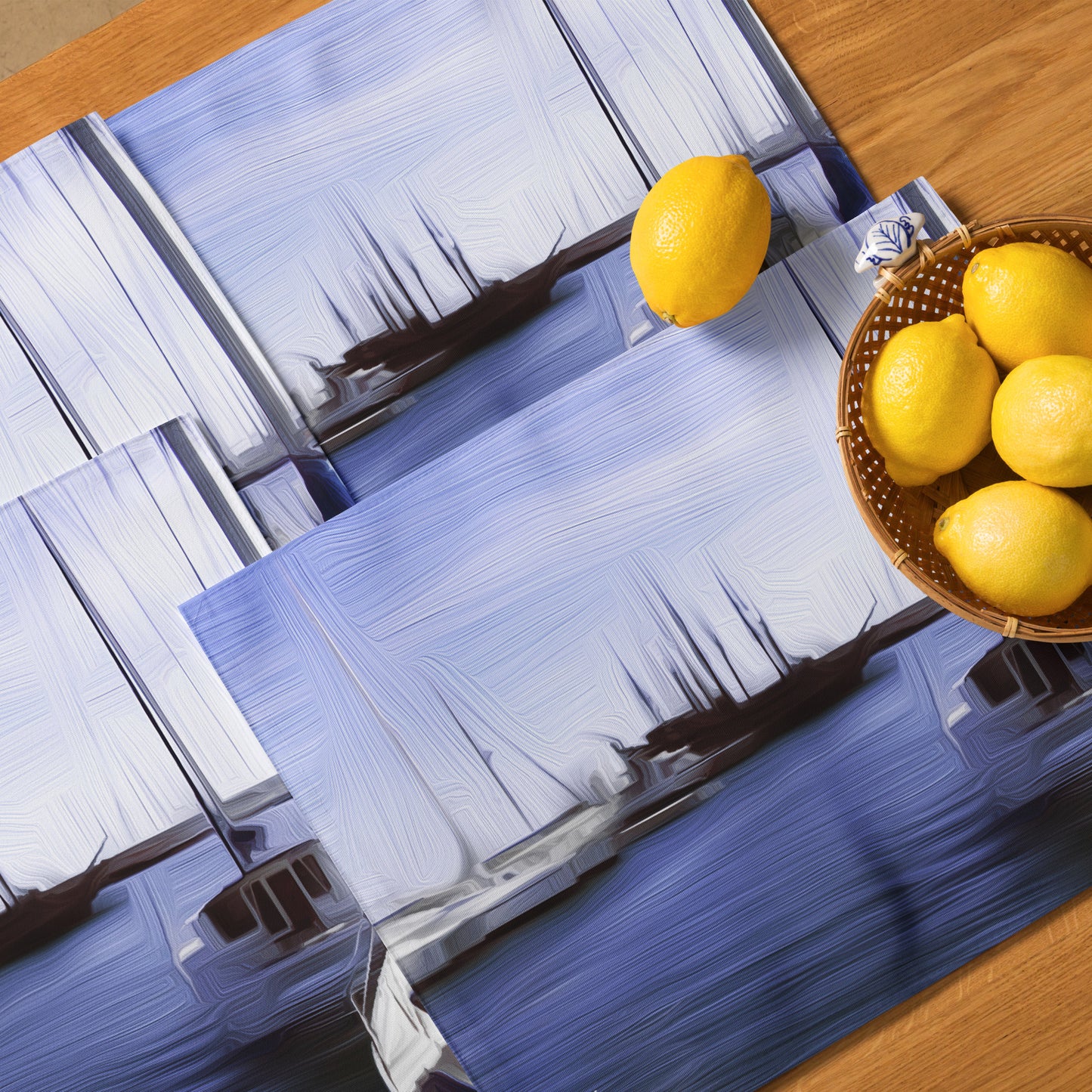 The Sleeping Yachts (at Afternoon) - Placemat Set - iSAW Company