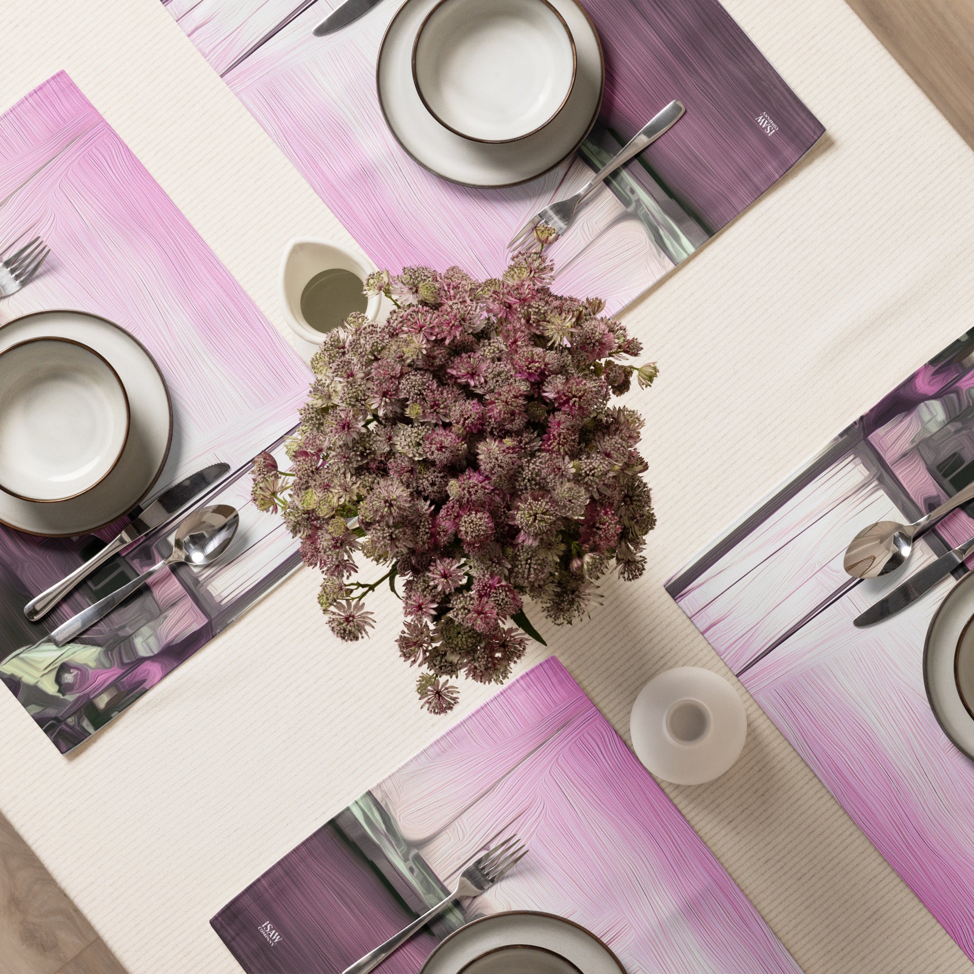 The Sleeping Yachts (at Evening) - Placemat Set - iSAW Company