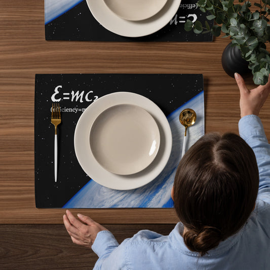 E=MC2 - Placemat Set - iSAW Company