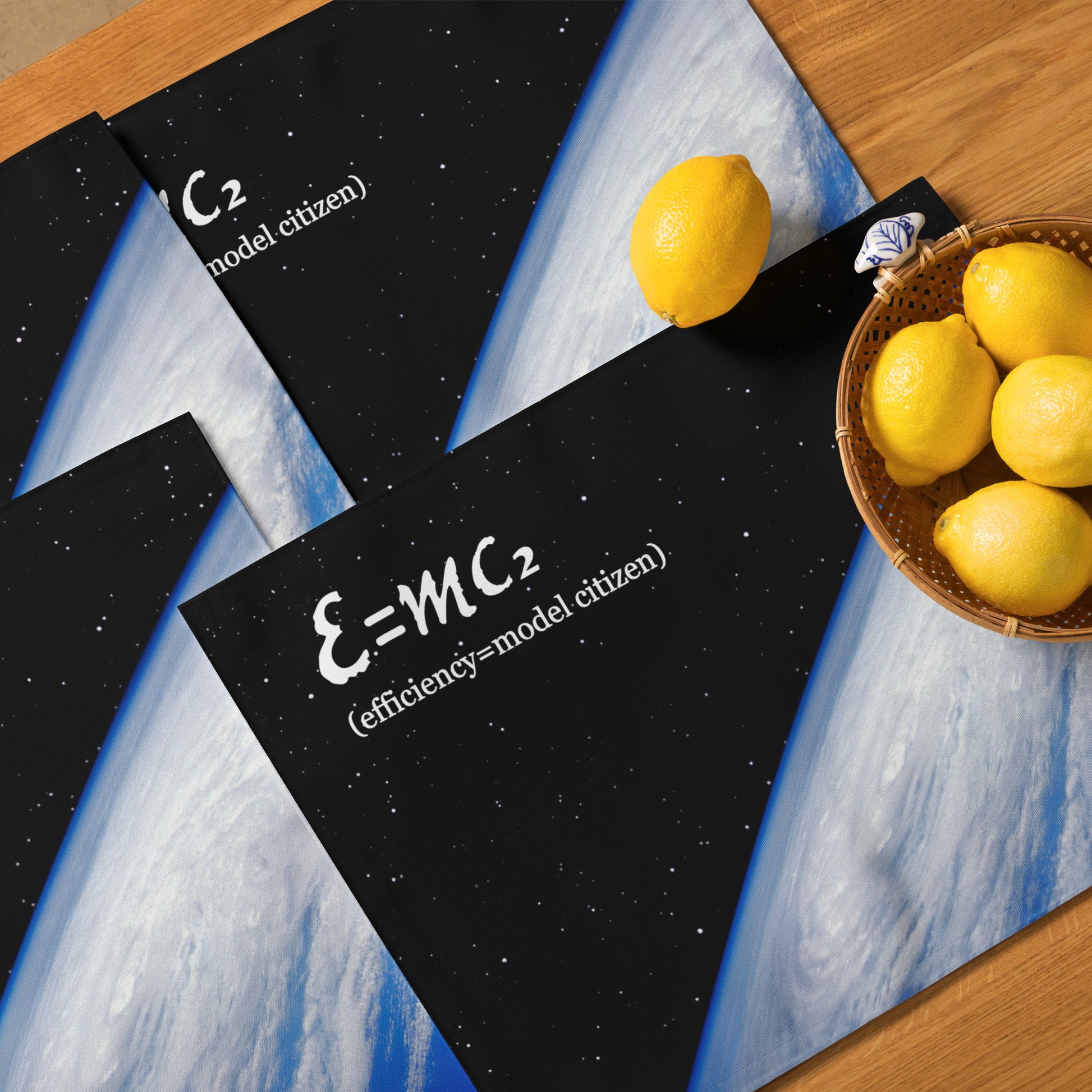 E=MC2 - Placemat Set - iSAW Company