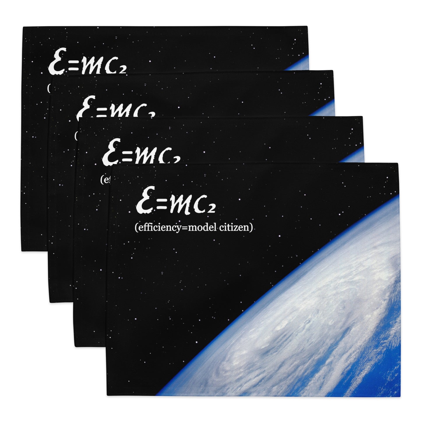 E=MC2 - Placemat Set - iSAW Company