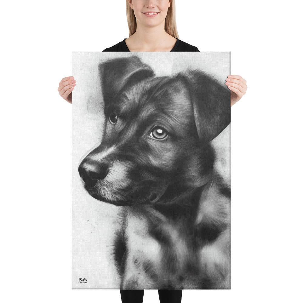 Puppy Love 1 - Canvas Print - iSAW Company