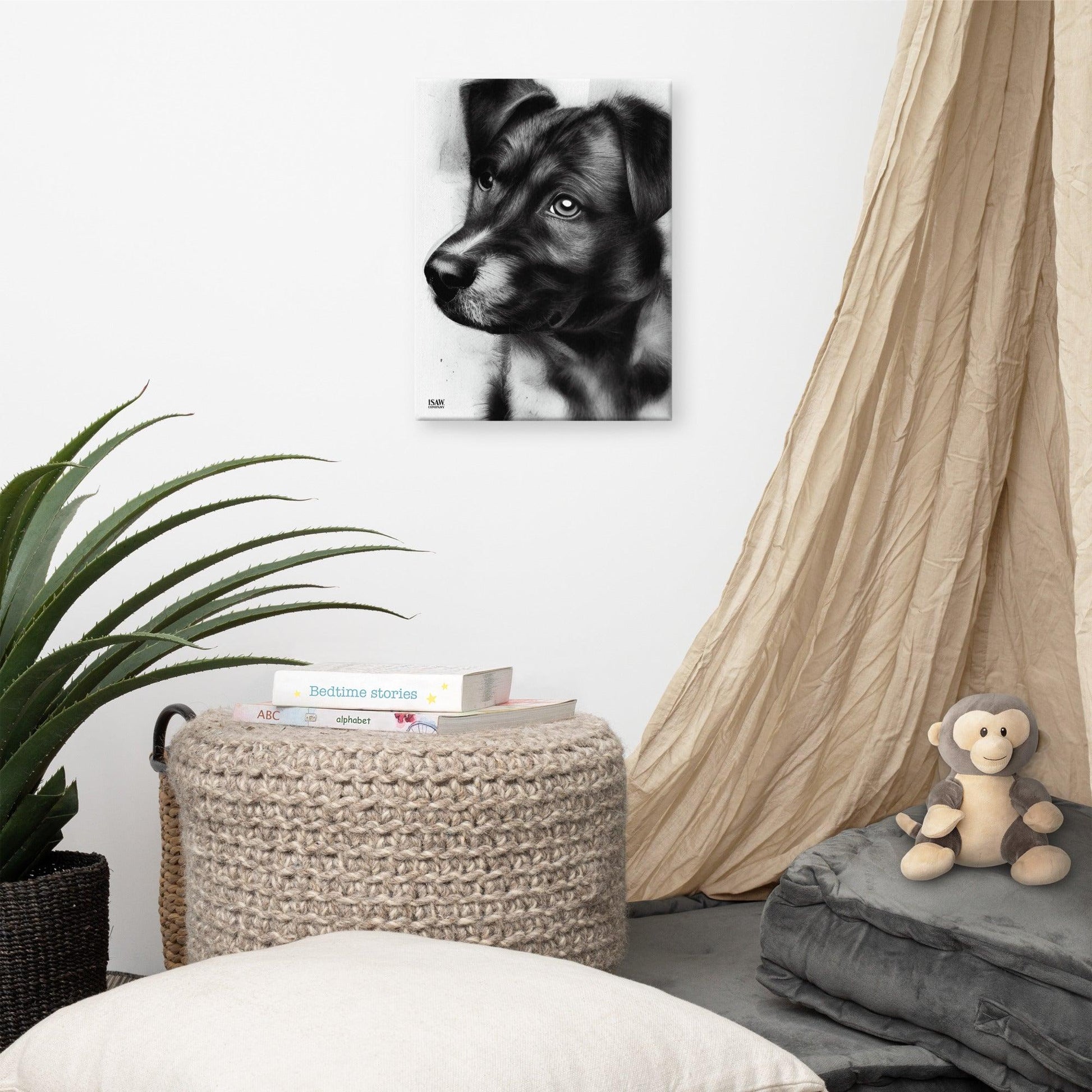 Puppy Love 1 - Canvas Print - iSAW Company