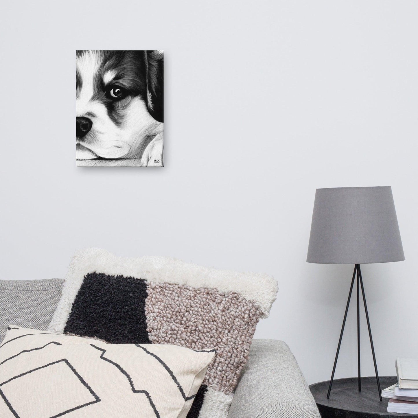 Puppy Love 3 - Canvas Print - iSAW Company
