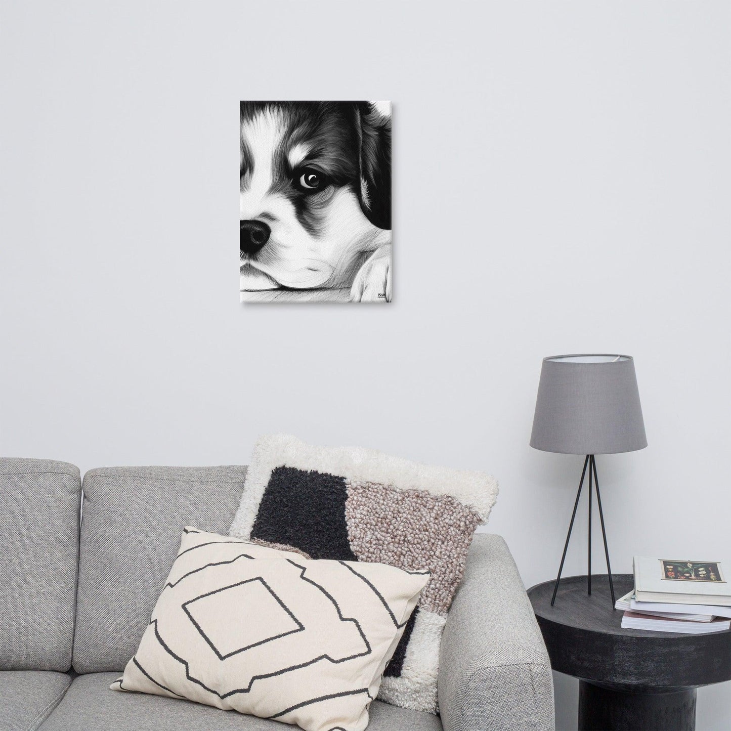 Puppy Love 3 - Canvas Print - iSAW Company