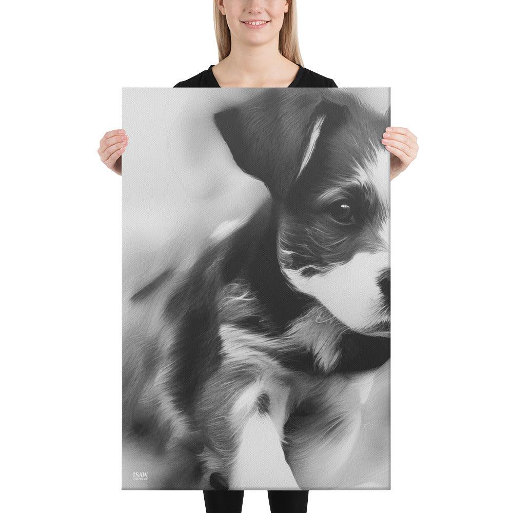 Puppy Love 4 - Canvas Print - iSAW Company
