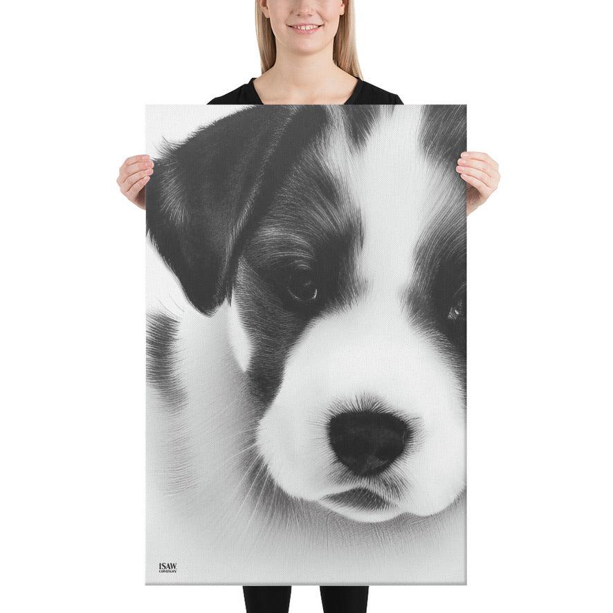 Puppy Love 5 - Canvas Print - iSAW Company