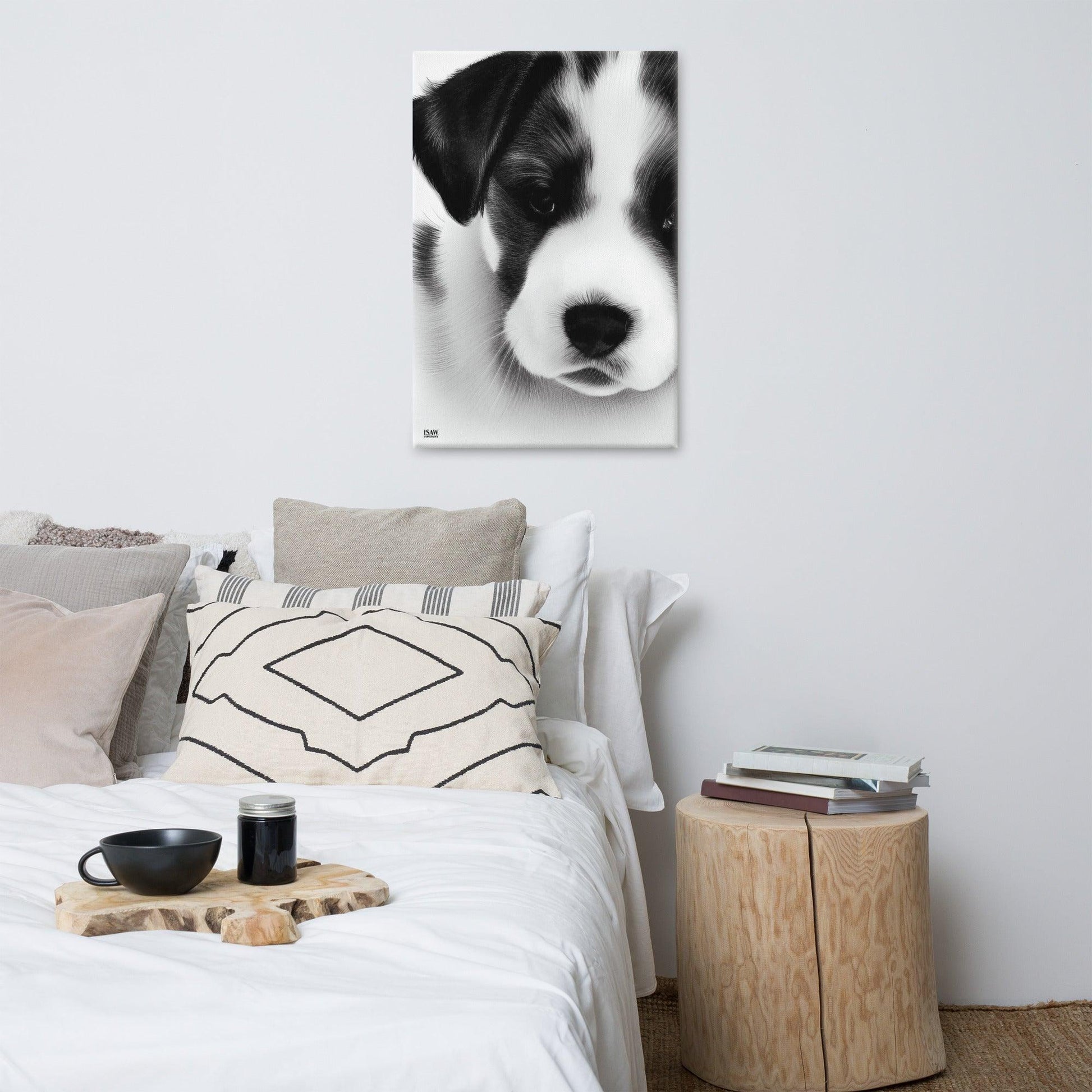 Puppy Love 5 - Canvas Print - iSAW Company