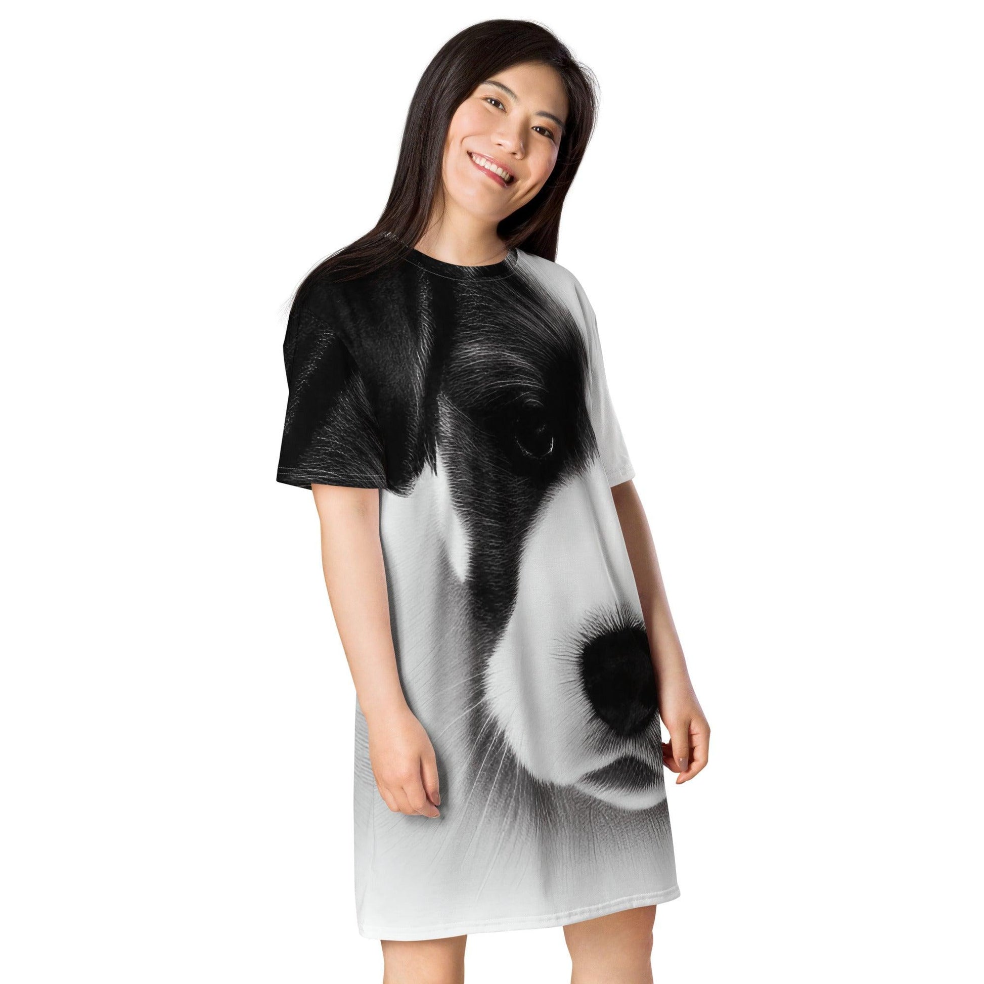 Puppy Love 5 - Womens T-Shirt Dress - iSAW Company