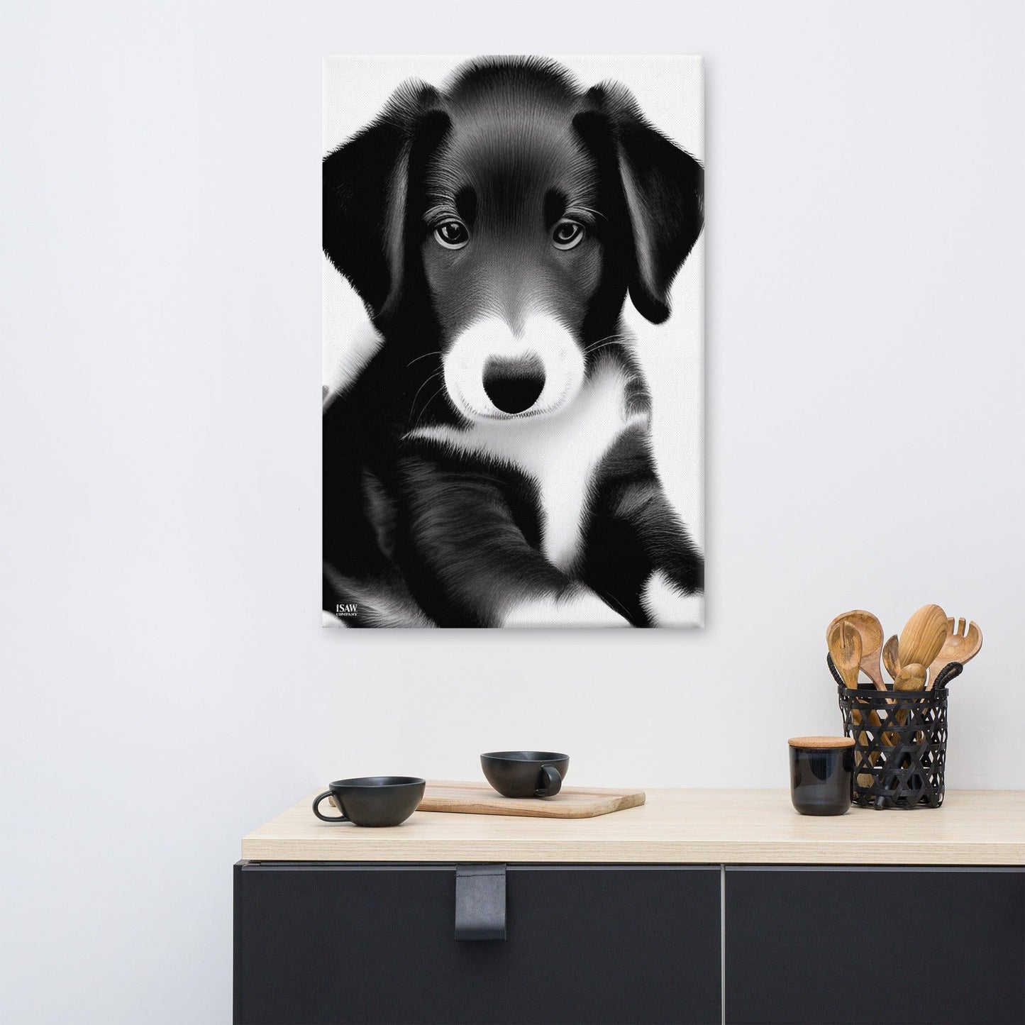 Puppy Love 6 - Canvas Print - iSAW Company