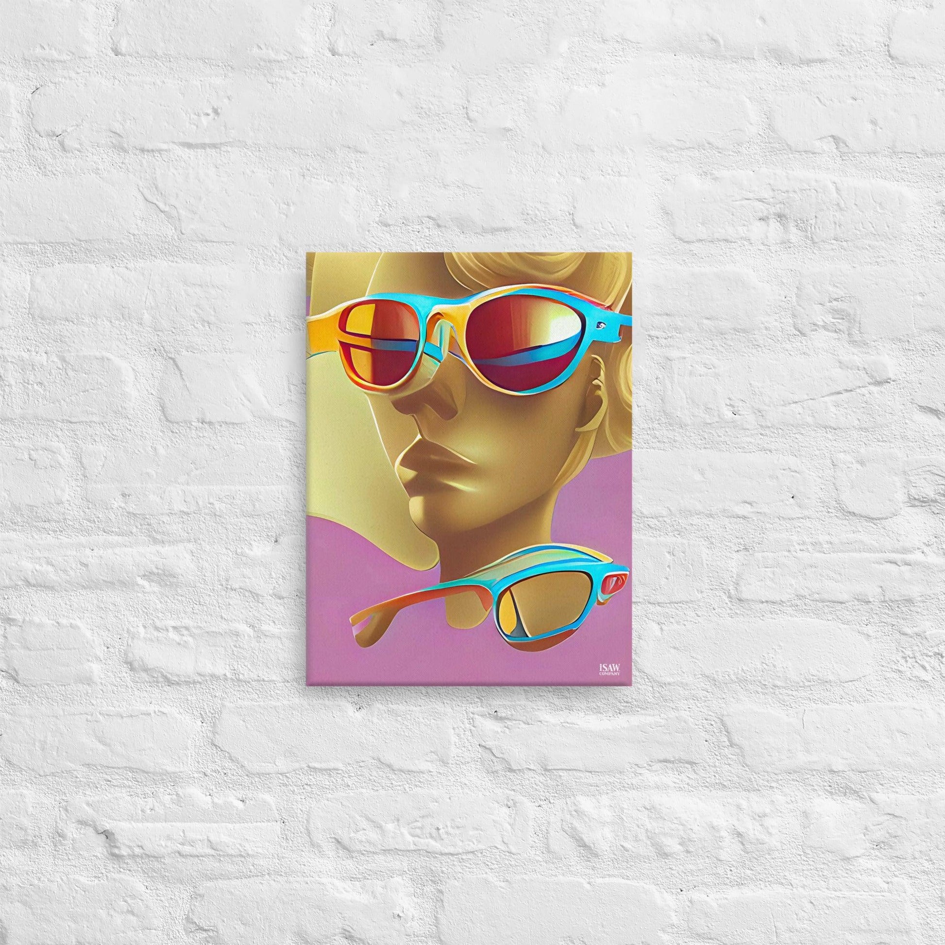 Retro Cool Pink - Canvas Print - iSAW Company