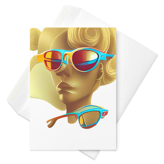 Retro Cool White - Note Card - iSAW Company