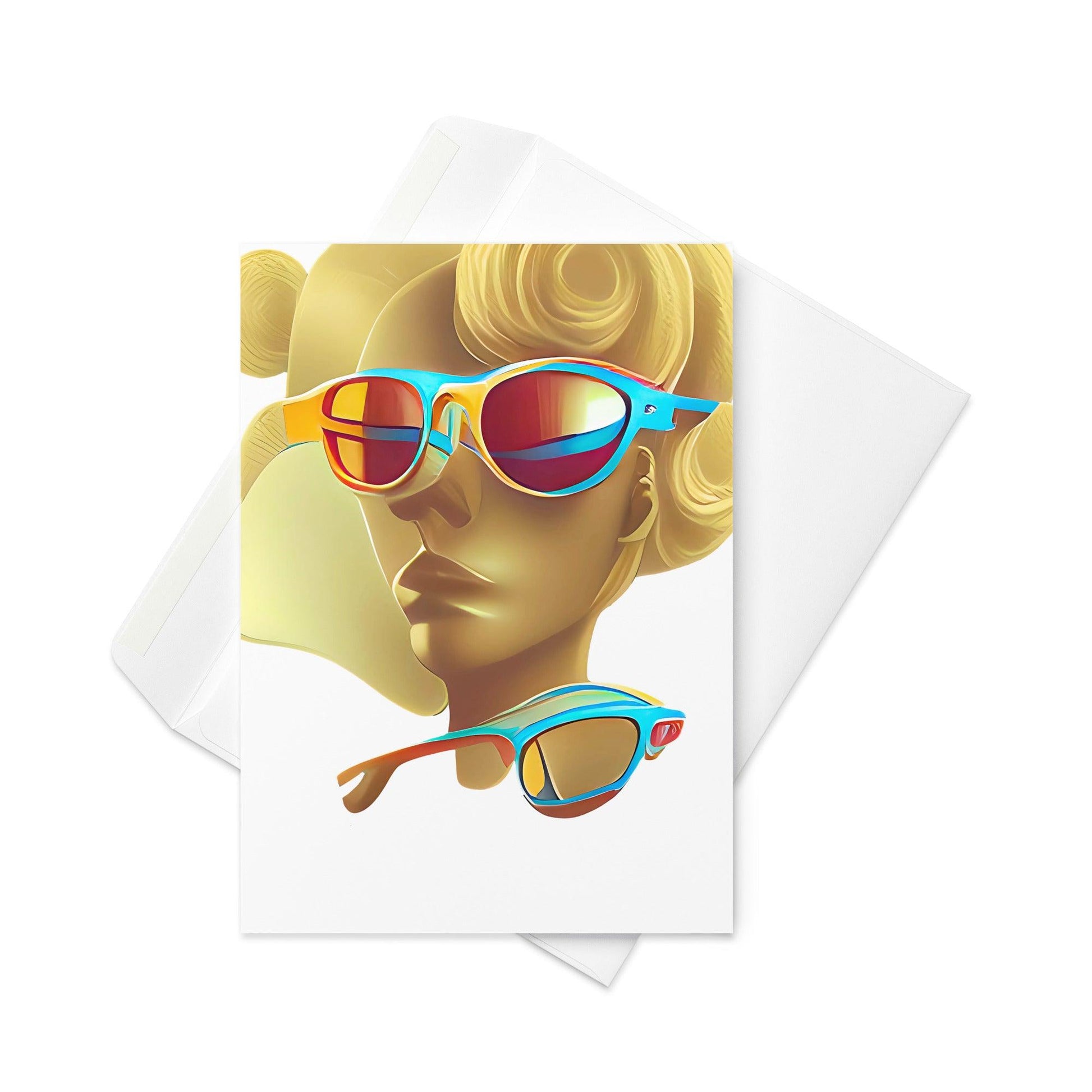Retro Cool White - Note Card - iSAW Company