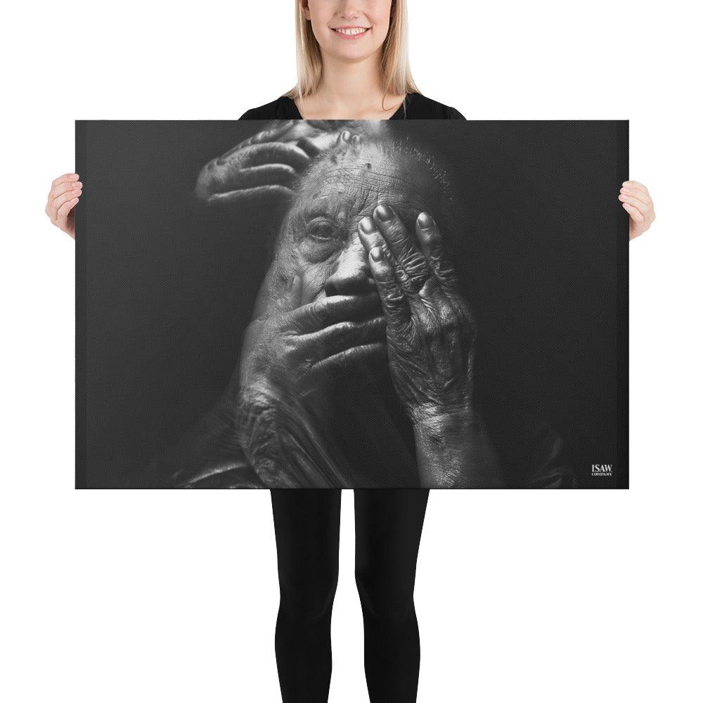 See No Evil Hear No Evil Speak No Evil - Canvas Print - iSAW Company