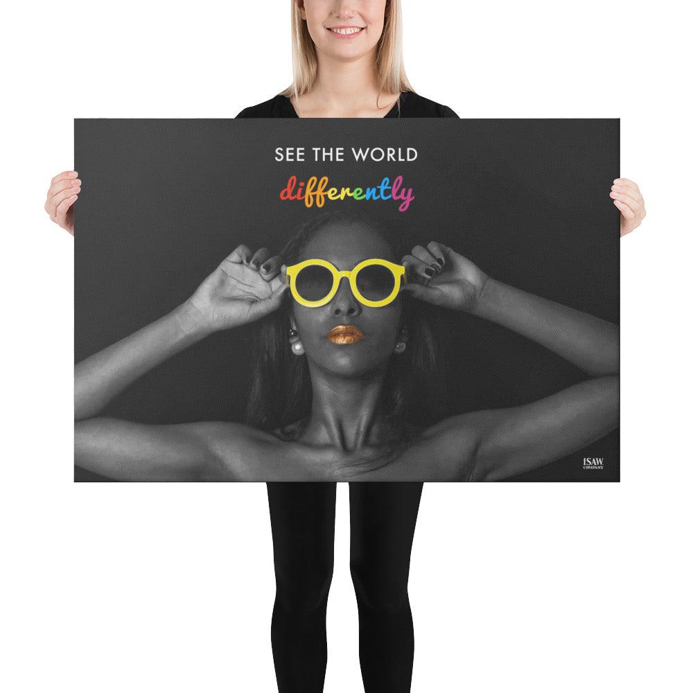 See The World Differently - Canvas Print - iSAW Company