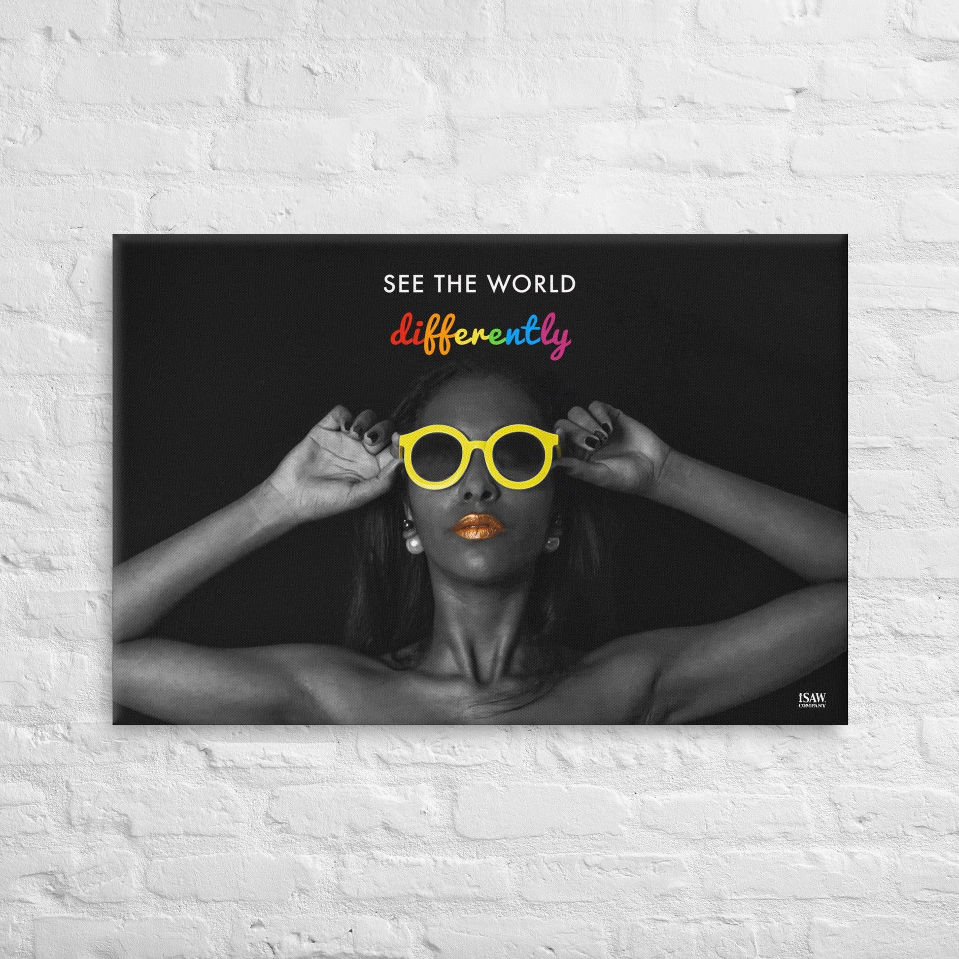 See The World Differently - Canvas Print - iSAW Company