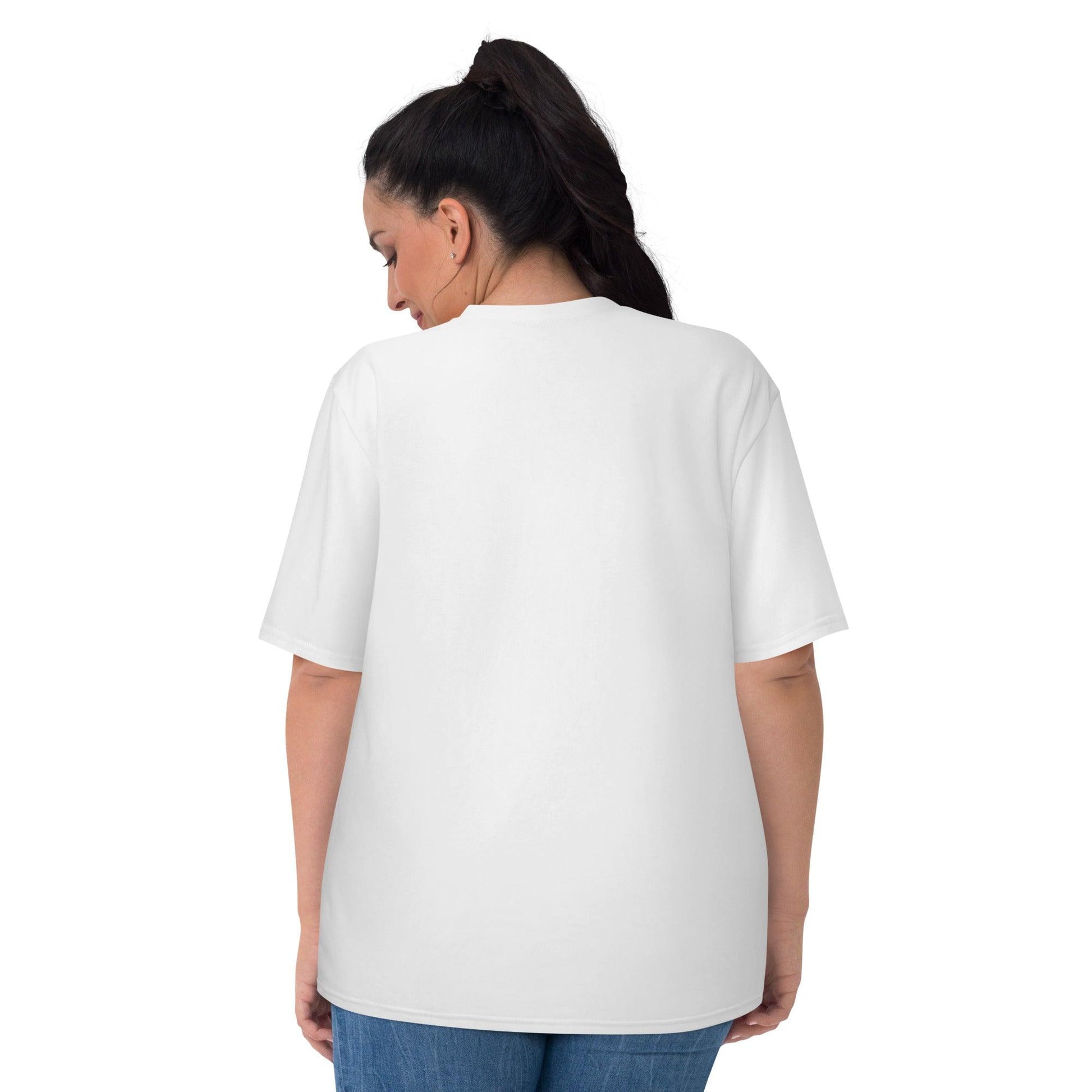 Stop And Smell The Rosé - Womens White T-Shirt - iSAW Company