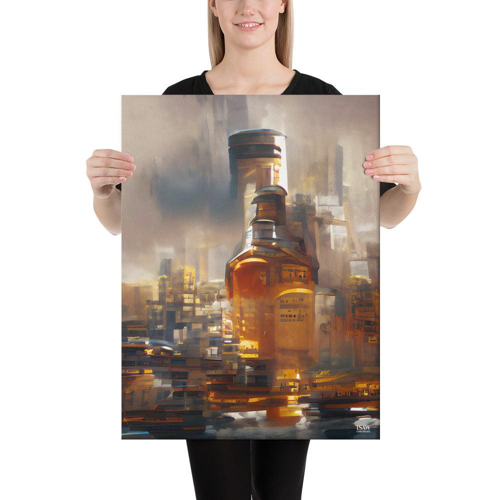 Tall Whisky - Canvas Print - iSAW Company