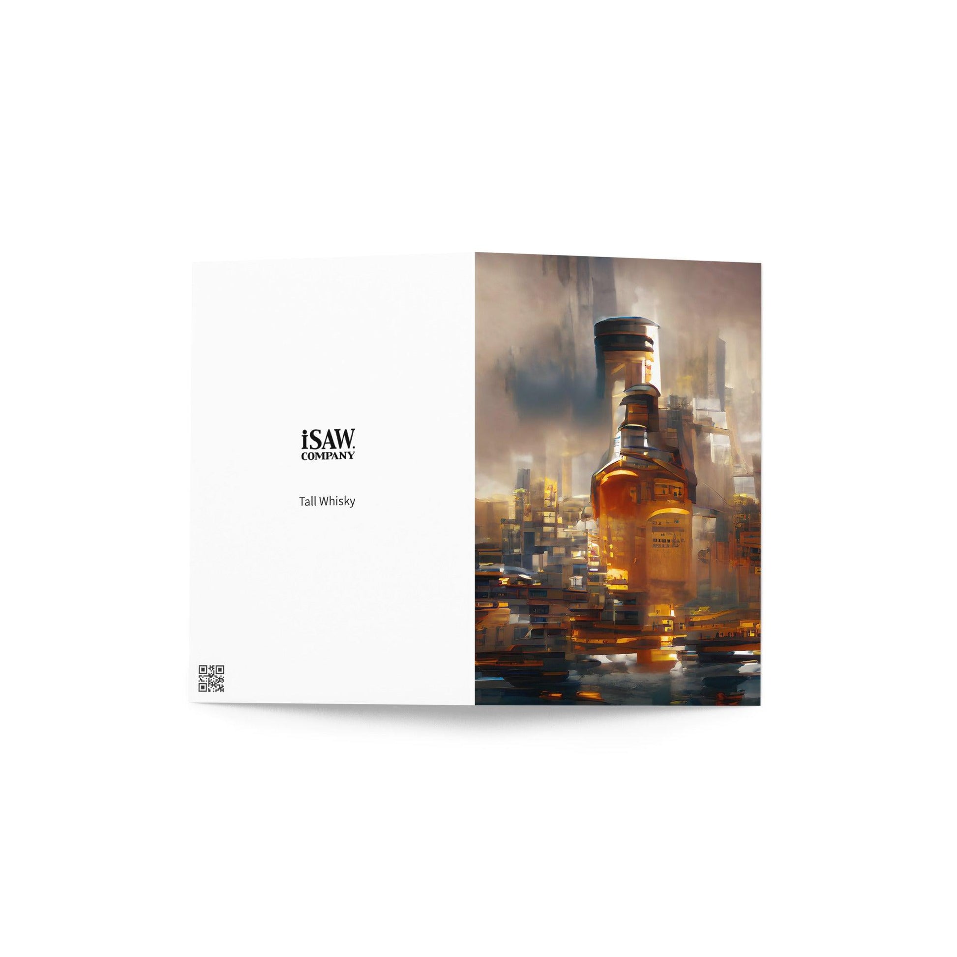 Tall Whisky - Note Card - iSAW Company