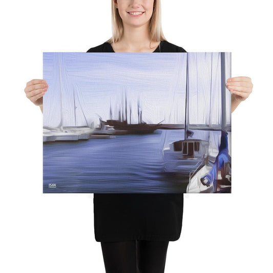 The Sleeping Yachts (at Afternoon) - Canvas Print - iSAW Company