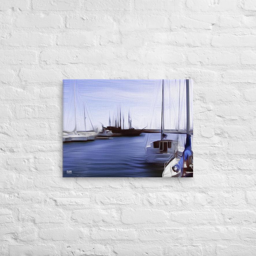 The Sleeping Yachts (at Afternoon) - Canvas Print - iSAW Company