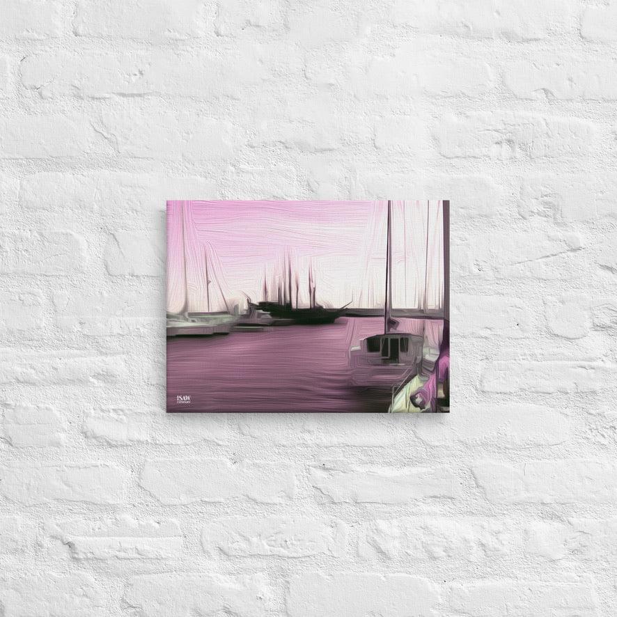 The Sleeping Yachts (at Evening) - Canvas Print - iSAW Company