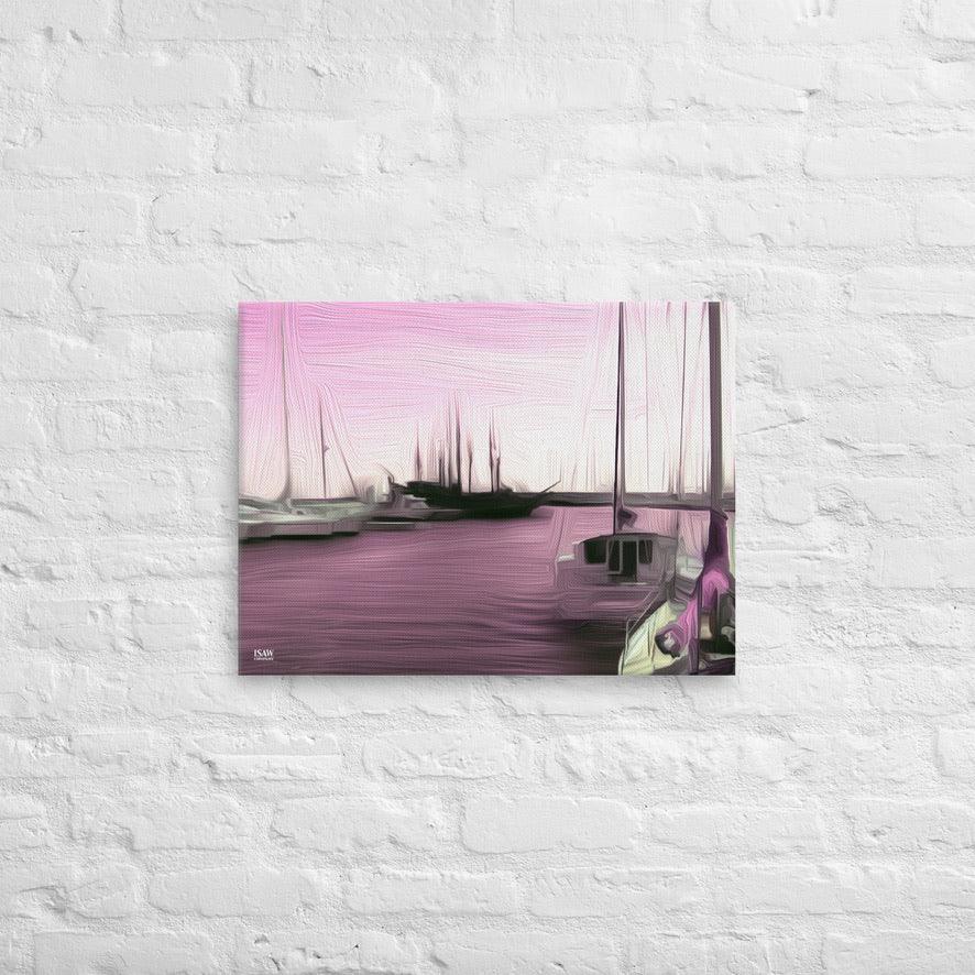 The Sleeping Yachts (at Evening) - Canvas Print - iSAW Company