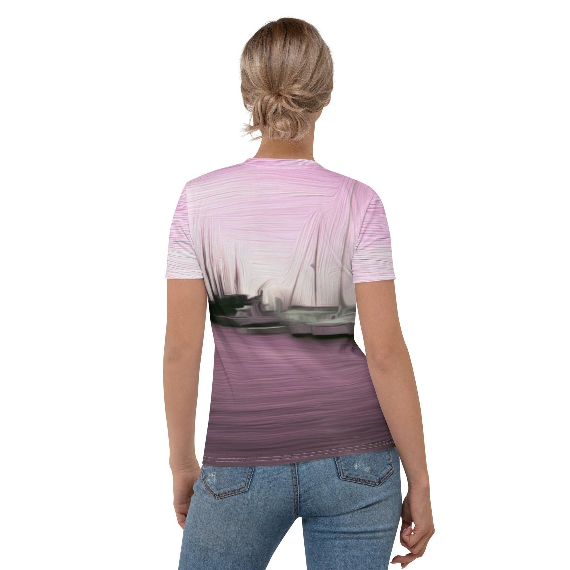 The Sleeping Yachts (at Evening) - Womens T-Shirt - iSAW Company