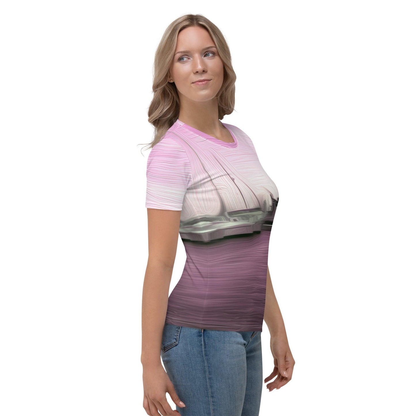The Sleeping Yachts (at Evening) - Womens T-Shirt - iSAW Company