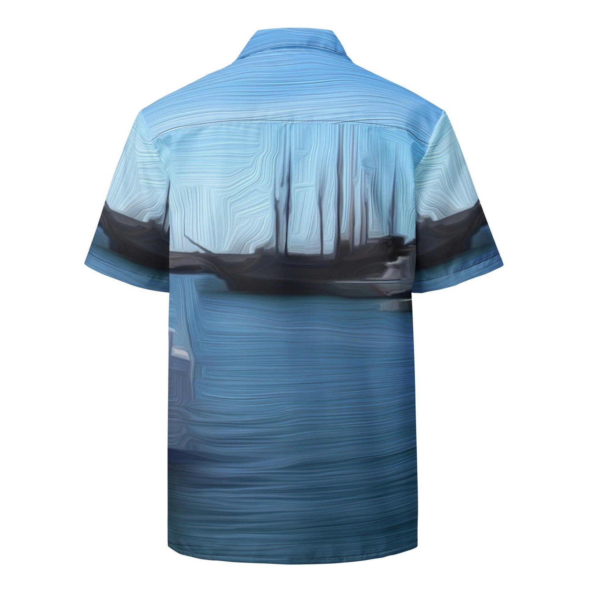 The Sleeping Yachts (at Morning) - Unisex Button Shirt - iSAW Company