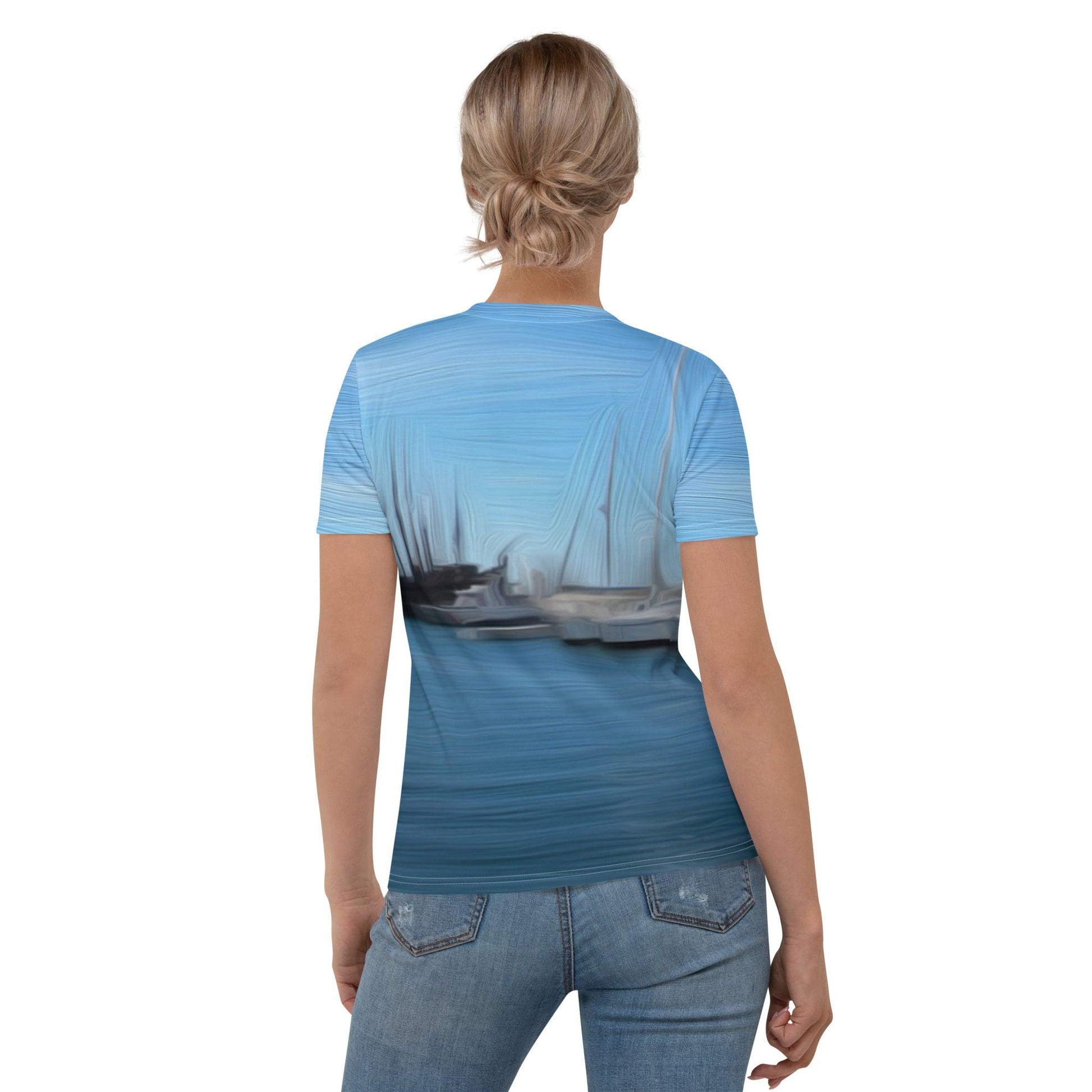 The Sleeping Yachts (at Morning) - Womens T-Shirt - iSAW Company