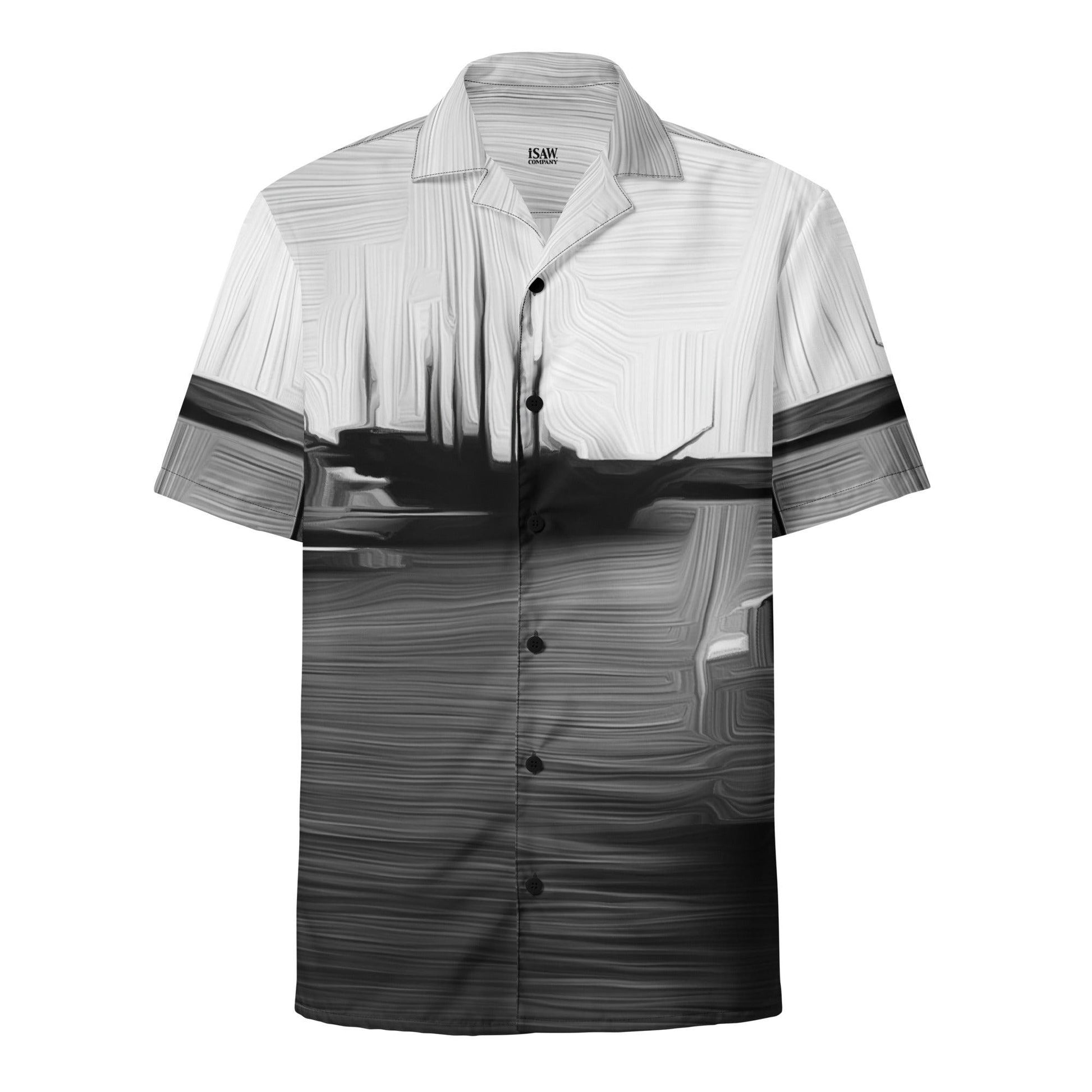 The Sleeping Yachts (at Night) - Unisex Button Shirt - iSAW Company