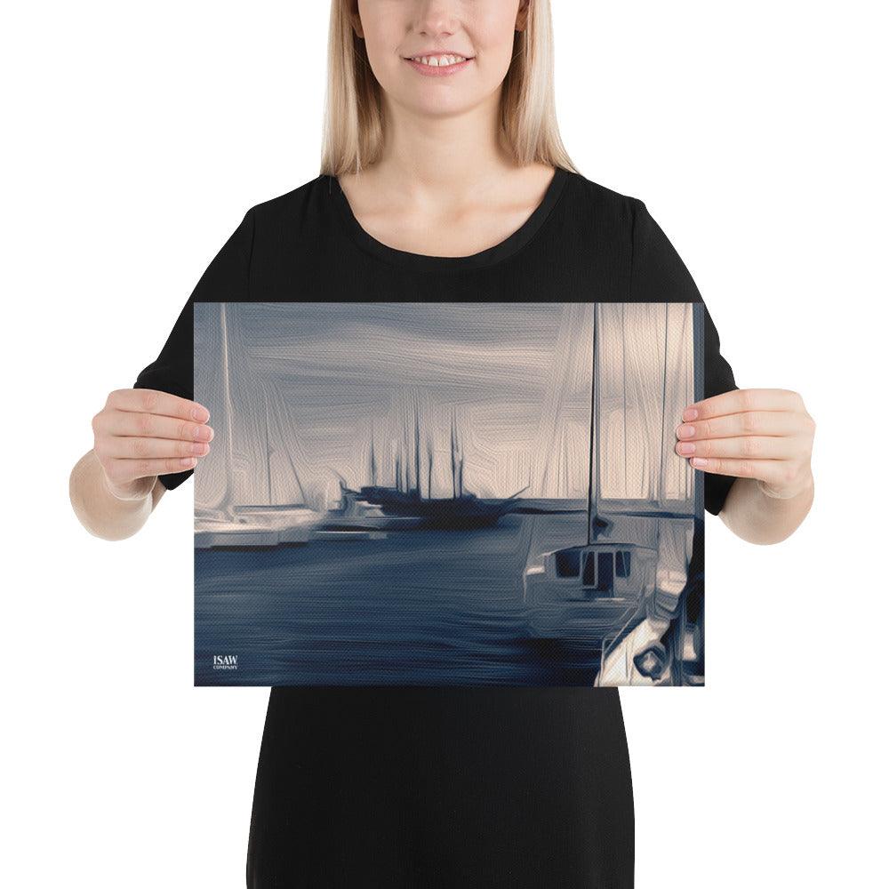 The Sleeping Yachts (at Sunrise) - Canvas Print - iSAW Company