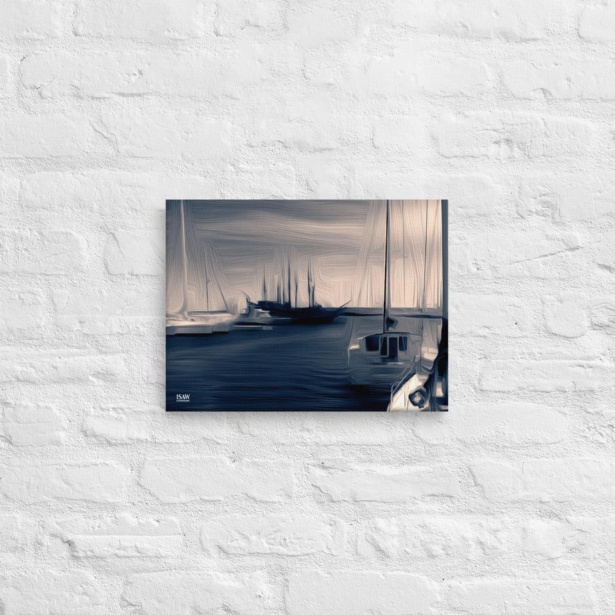 The Sleeping Yachts (at Sunrise) - Canvas Print - iSAW Company