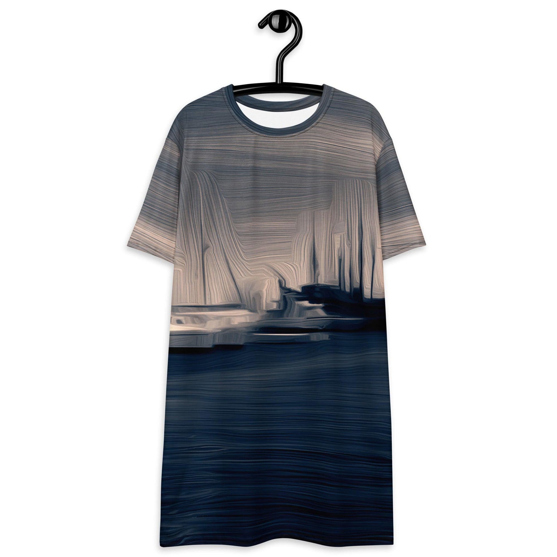 The Sleeping Yachts (at Sunrise) - Womens T-Shirt Dress - iSAW Company