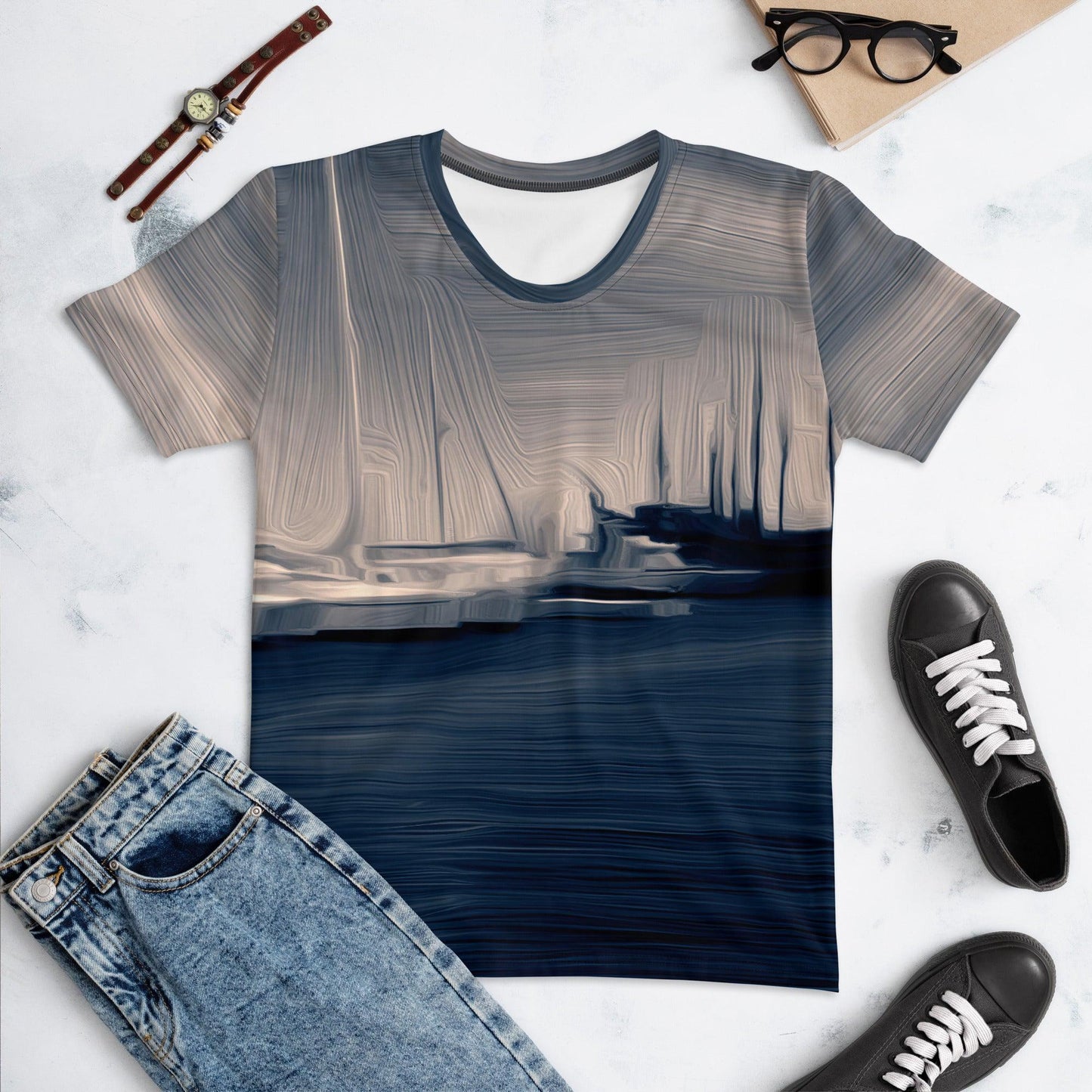 The Sleeping Yachts (at Sunrise) - Womens T-Shirt - iSAW Company