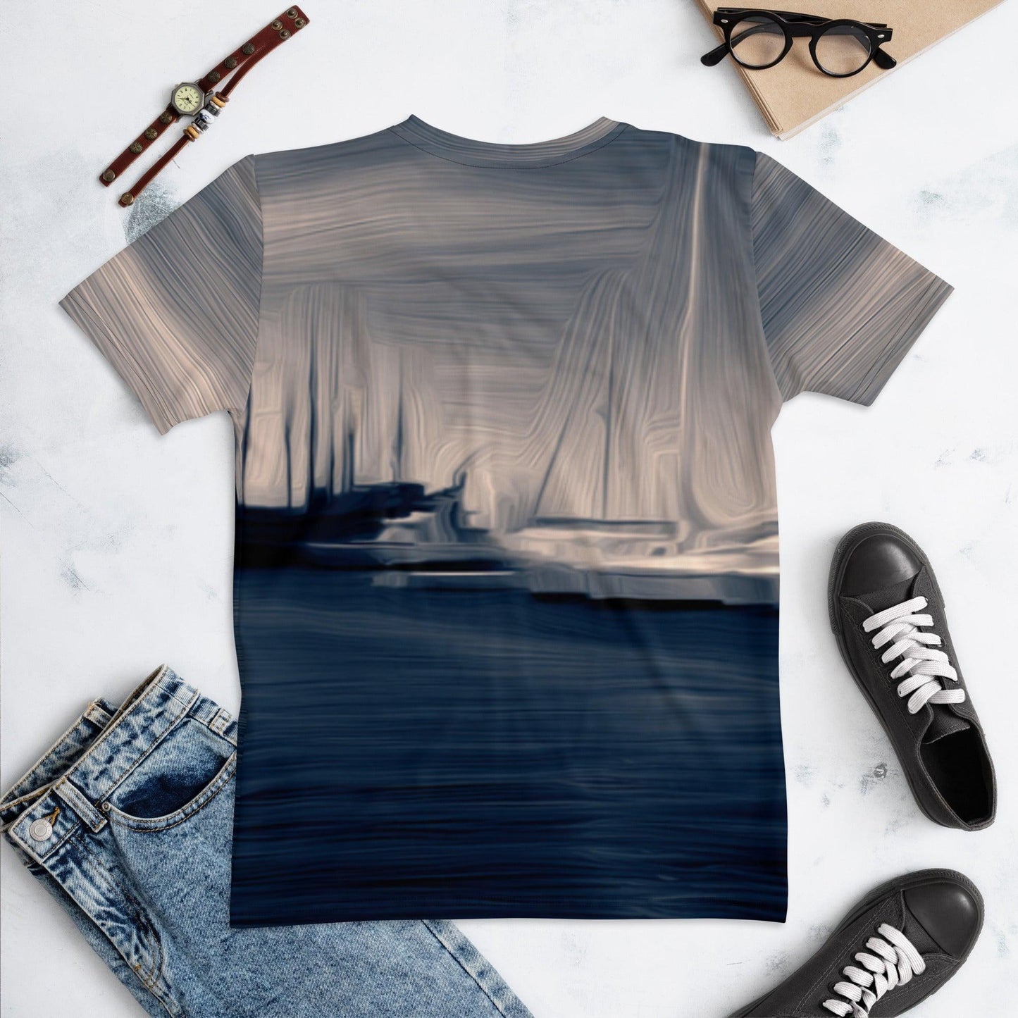 The Sleeping Yachts (at Sunrise) - Womens T-Shirt - iSAW Company